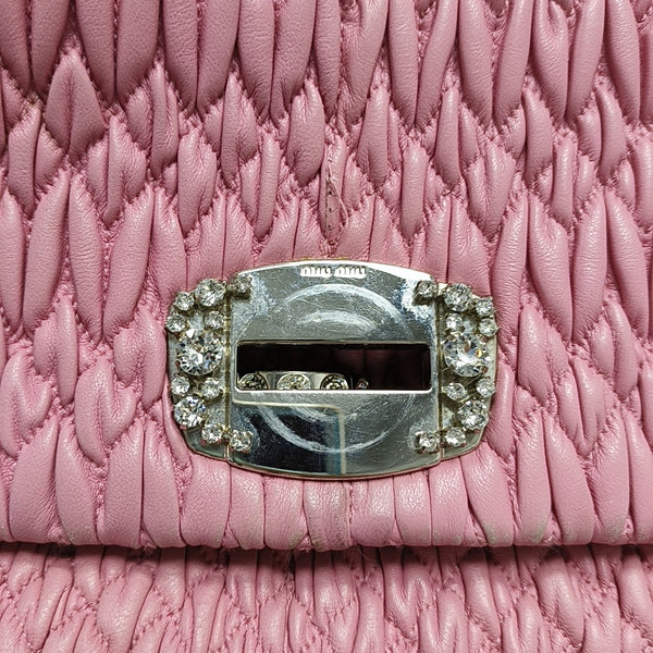 Crystal Lambskin Pink