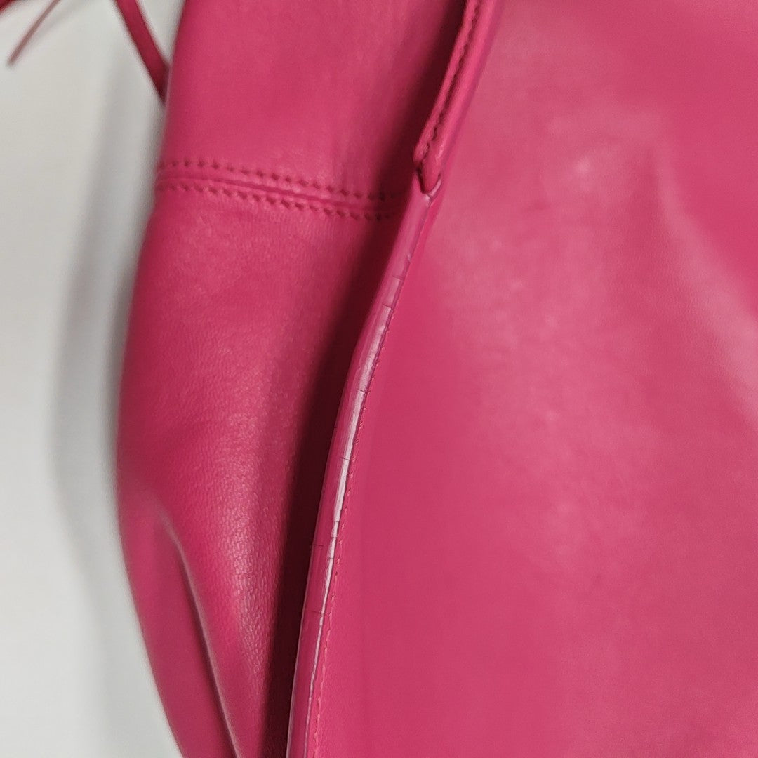 Calfskin Shoulder Bag Red
