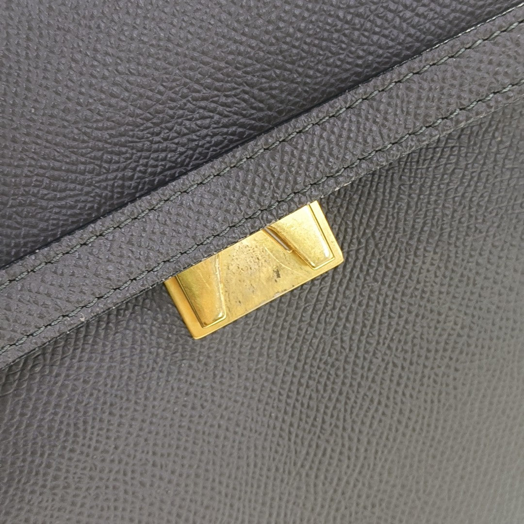 BELT Mini Calfskin Gray
