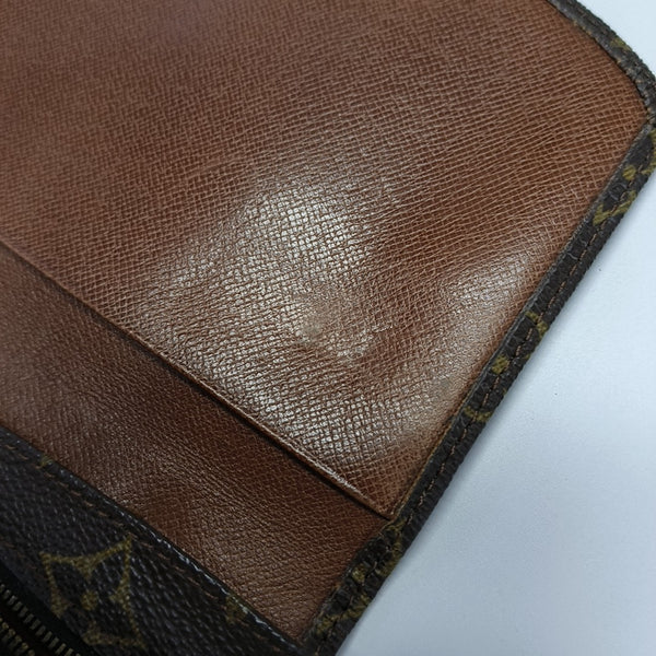 POCHETTE RABAT Monogram Coated Canvas Brown