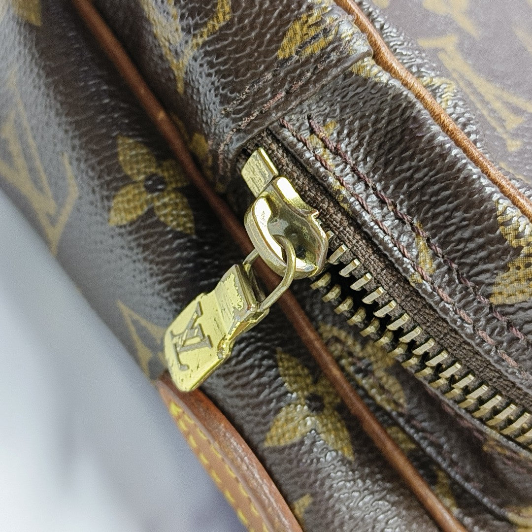 AMAZON Monogram Coated Canvas Brown
