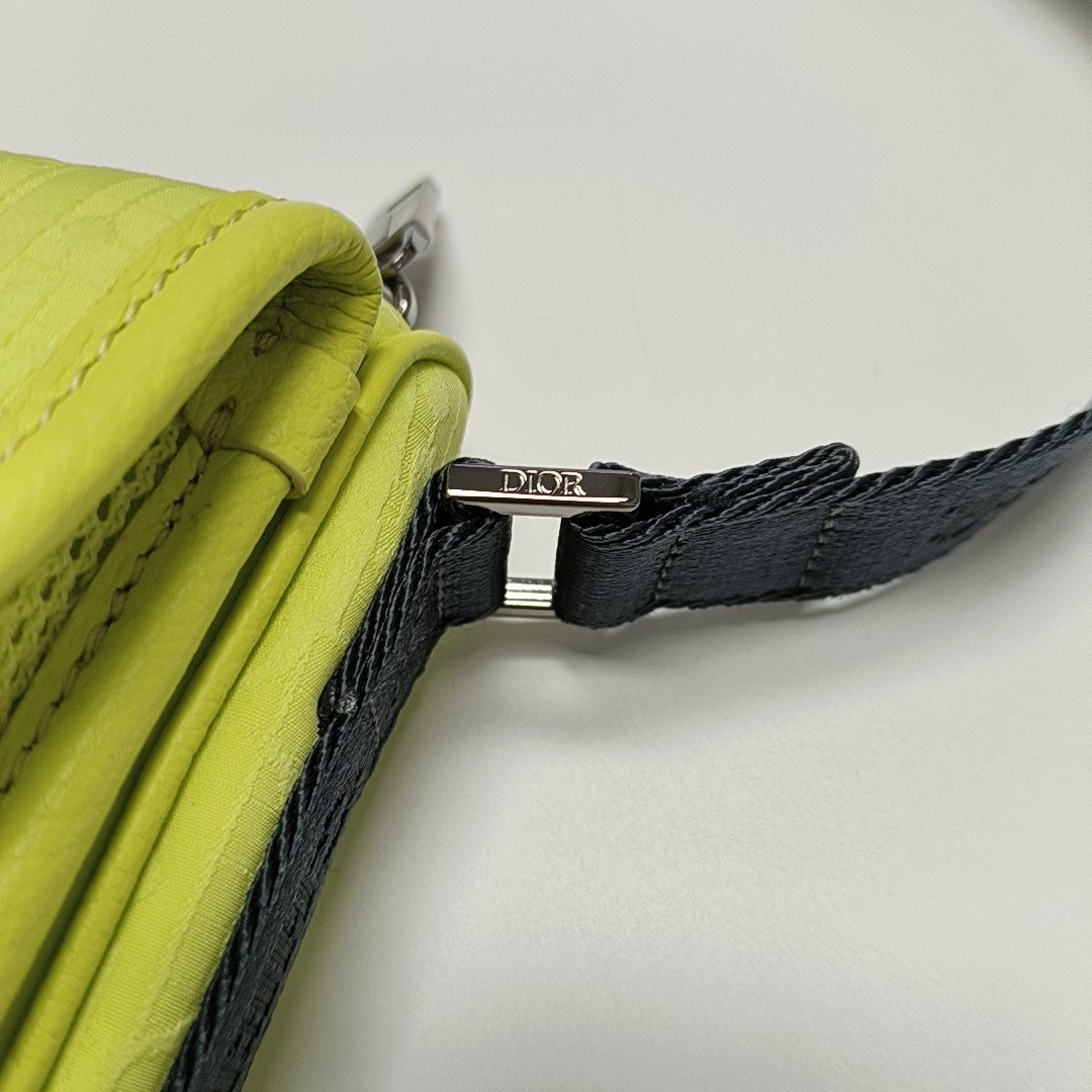 Fabric Shoulder Bag Green