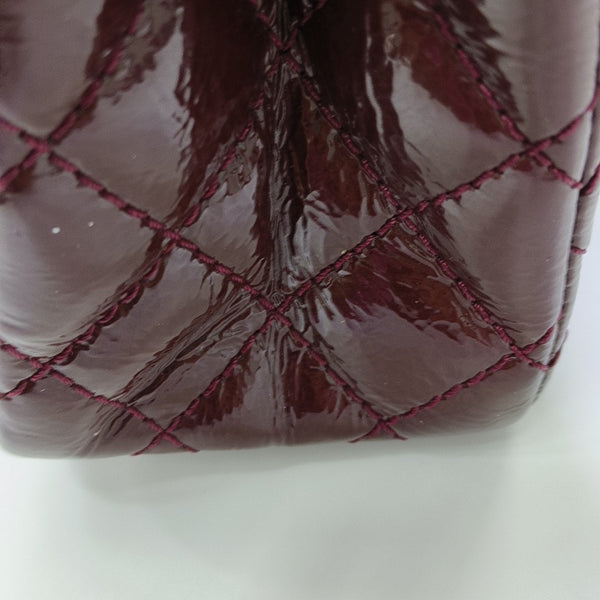2.55 225 (small) Quilted Patent Leather Red