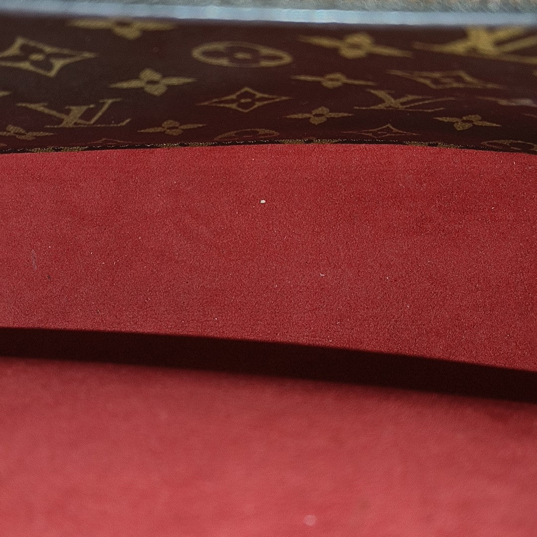 NÉONOÉ MM Monogram Coated Canvas Brown