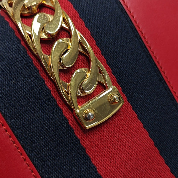 Sylvie Mini Calfskin Red