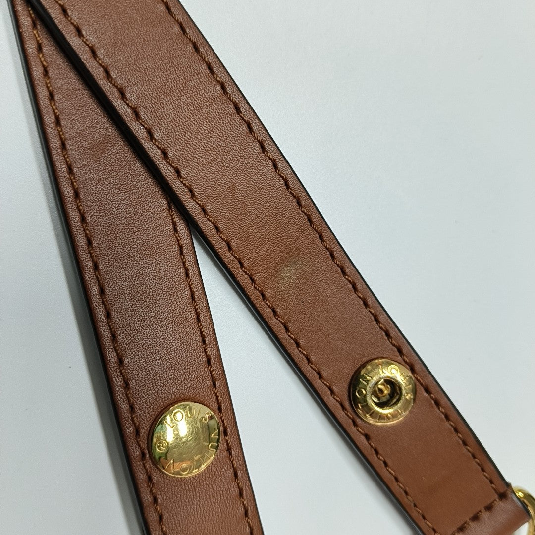DAUPHINE Mini Monogram Coated Canvas Brown