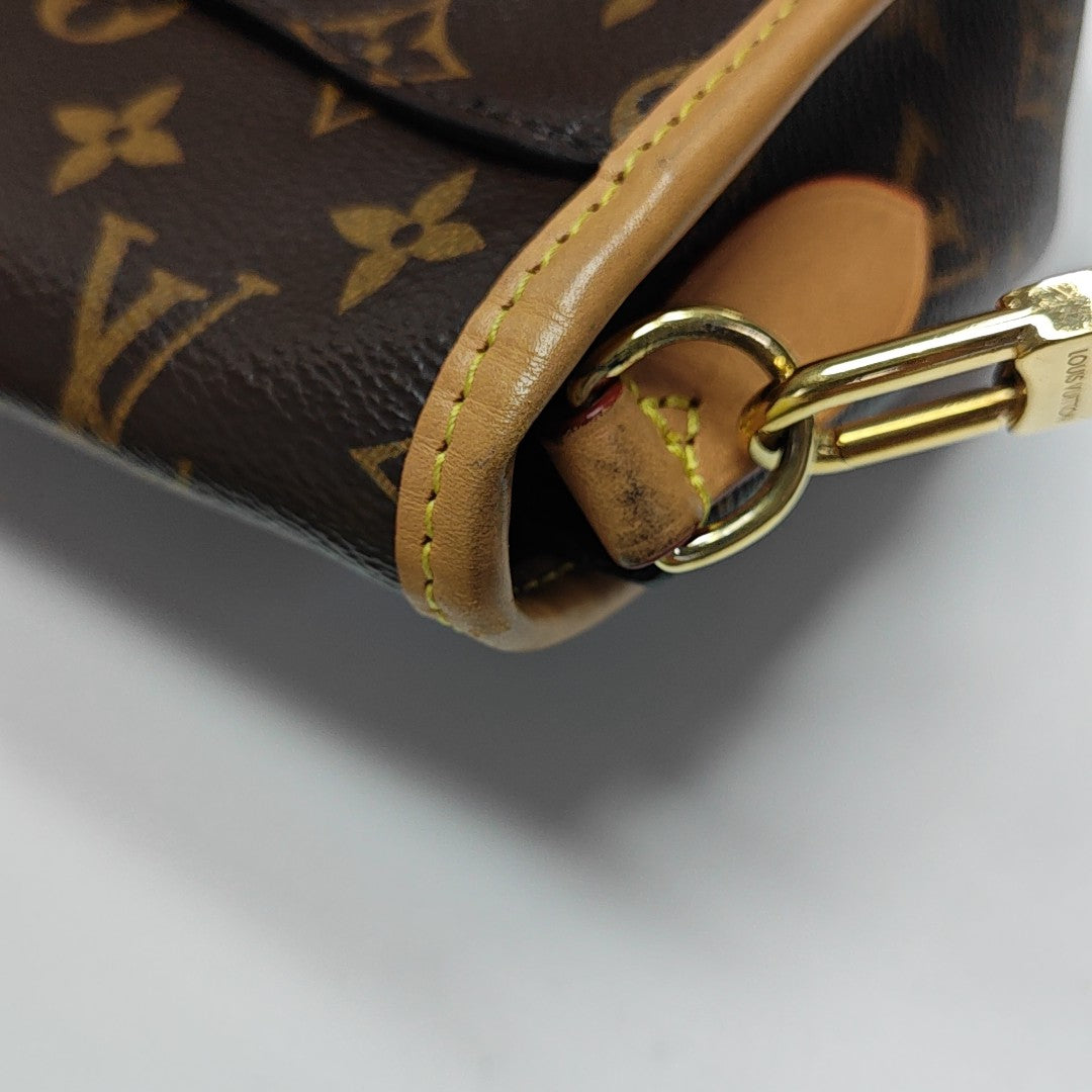 DIANE Monogram Coated Canvas Brown