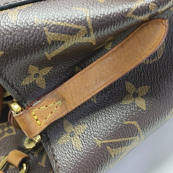 MONTAIGNE Monogram Coated Canvas Brown