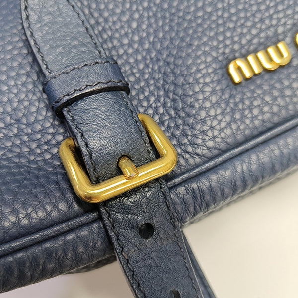 Vitello Calfskin Blue
