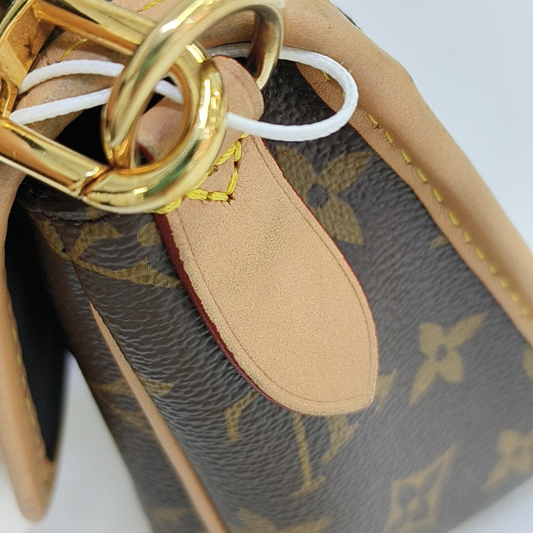 DIANE Monogram Coated Canvas Brown