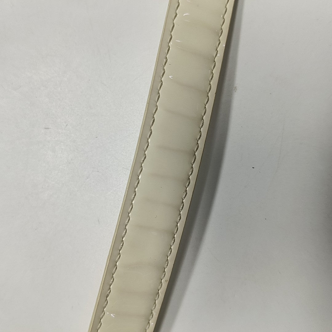 Diorama Small Cannage Calfskin White