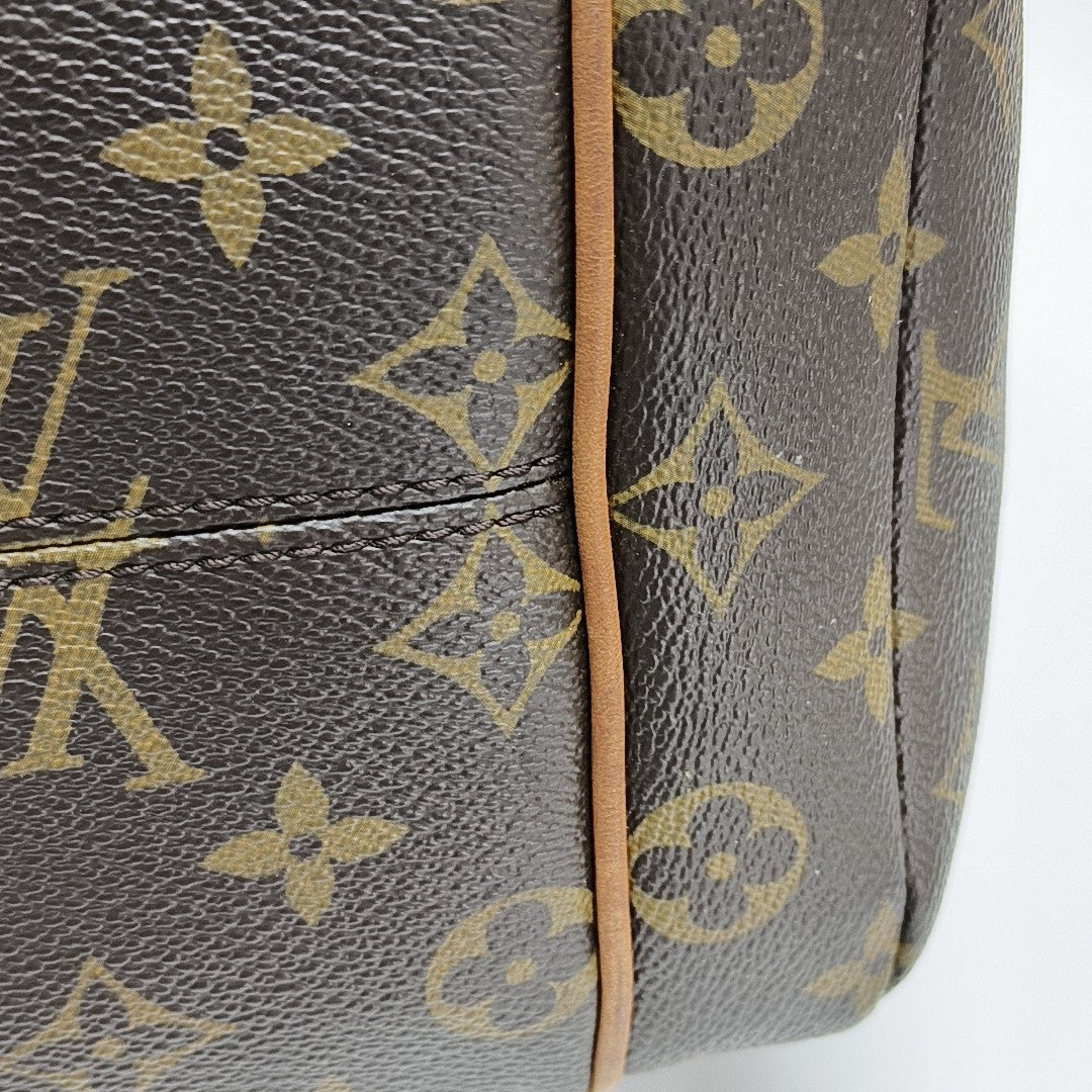 TOTALLY MM Monogram Coated Canvas Brown