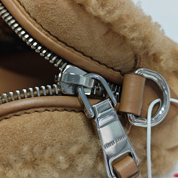 Suede Shoulder Bag Brown