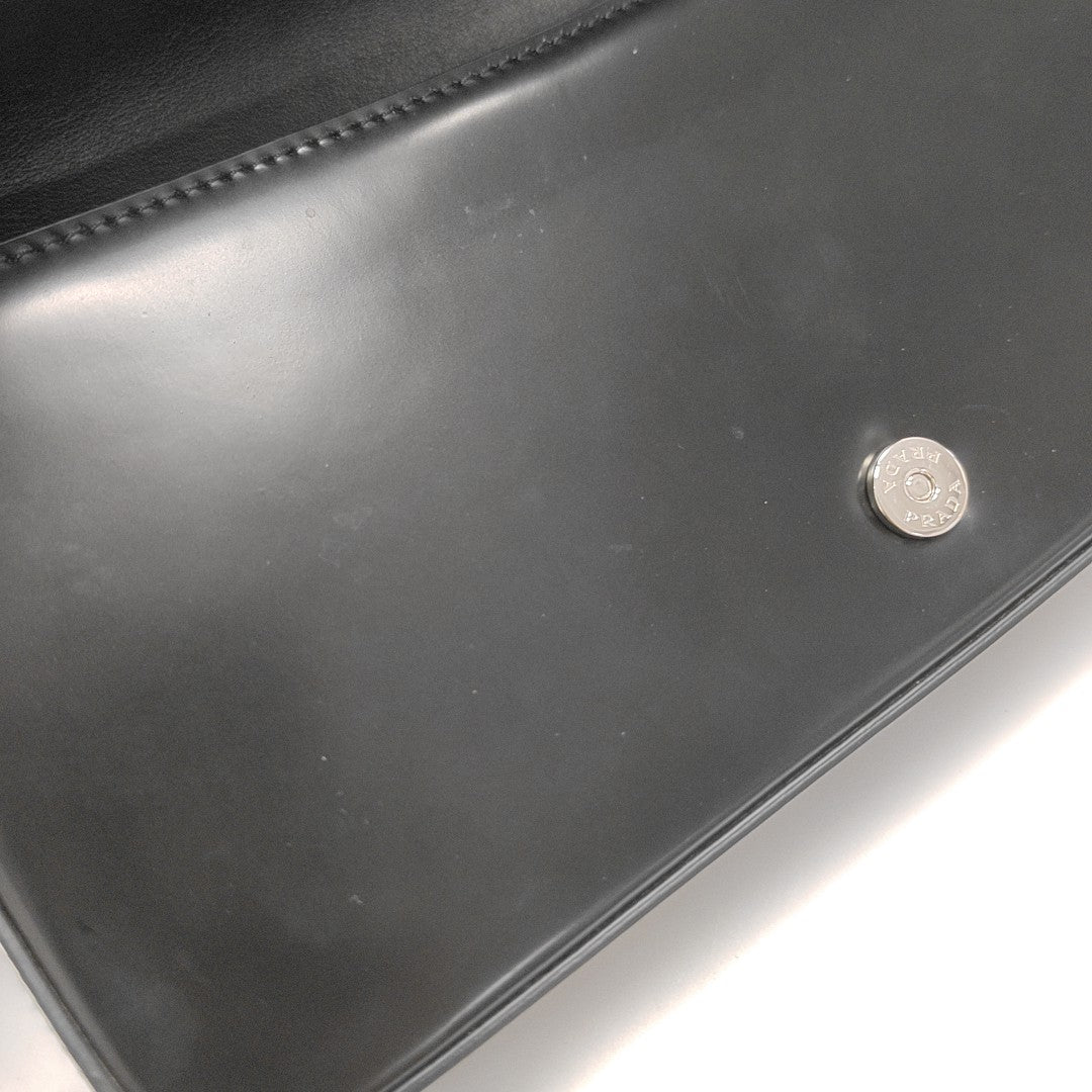 Calfskin Shoulder Bag Black