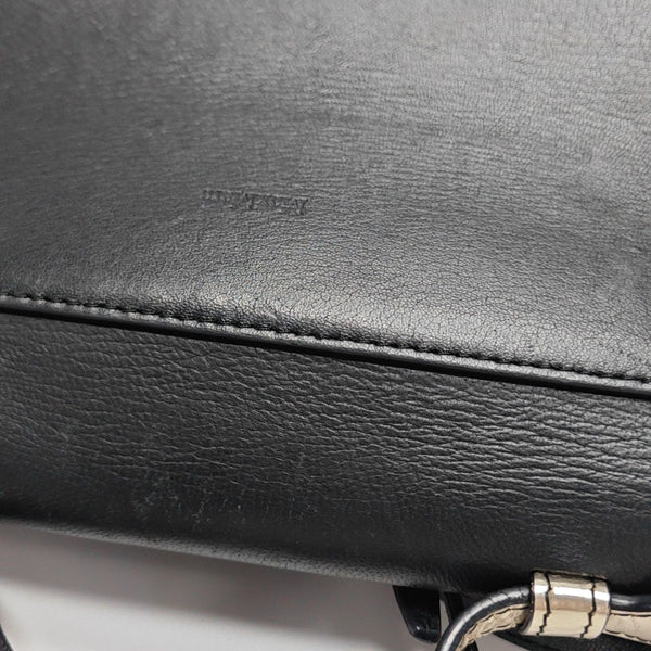 Calfskin Shoulder Bag Black