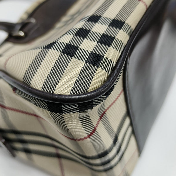 Canvas Top Handle Bag Beige