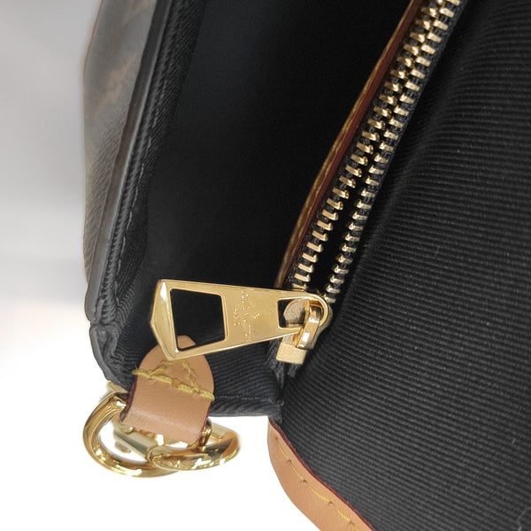 DIANE Monogram Coated Canvas Brown