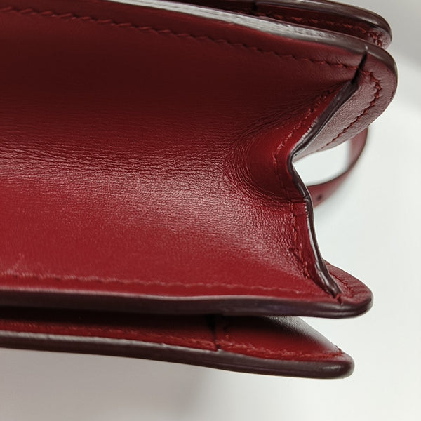 CLASSIC BOX Mini Calfskin Red