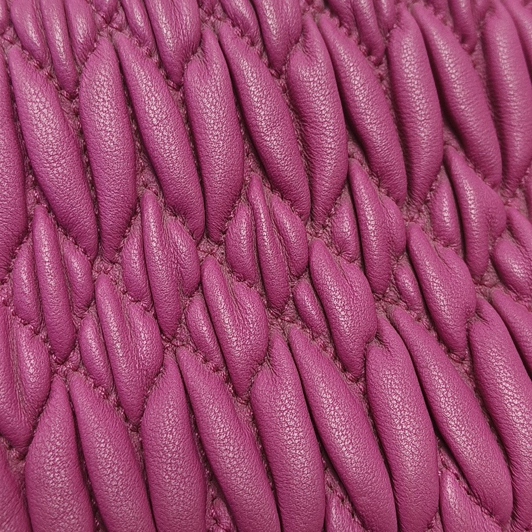 Crystal Quilted Lambskin Red