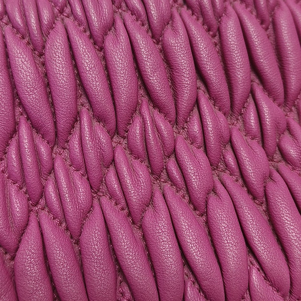 Crystal Quilted Lambskin Red