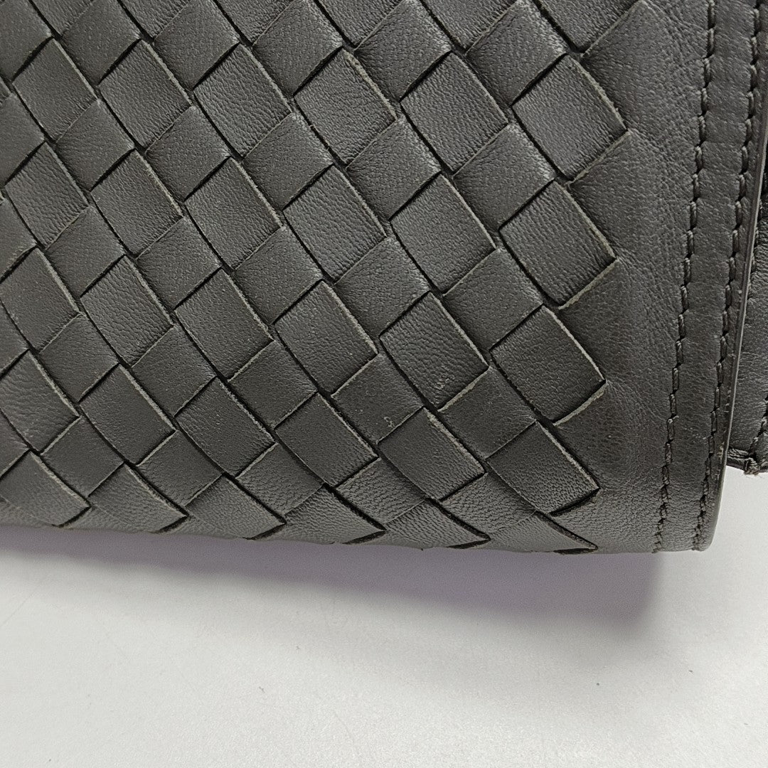 Calfskin Shoulder Bag Gray