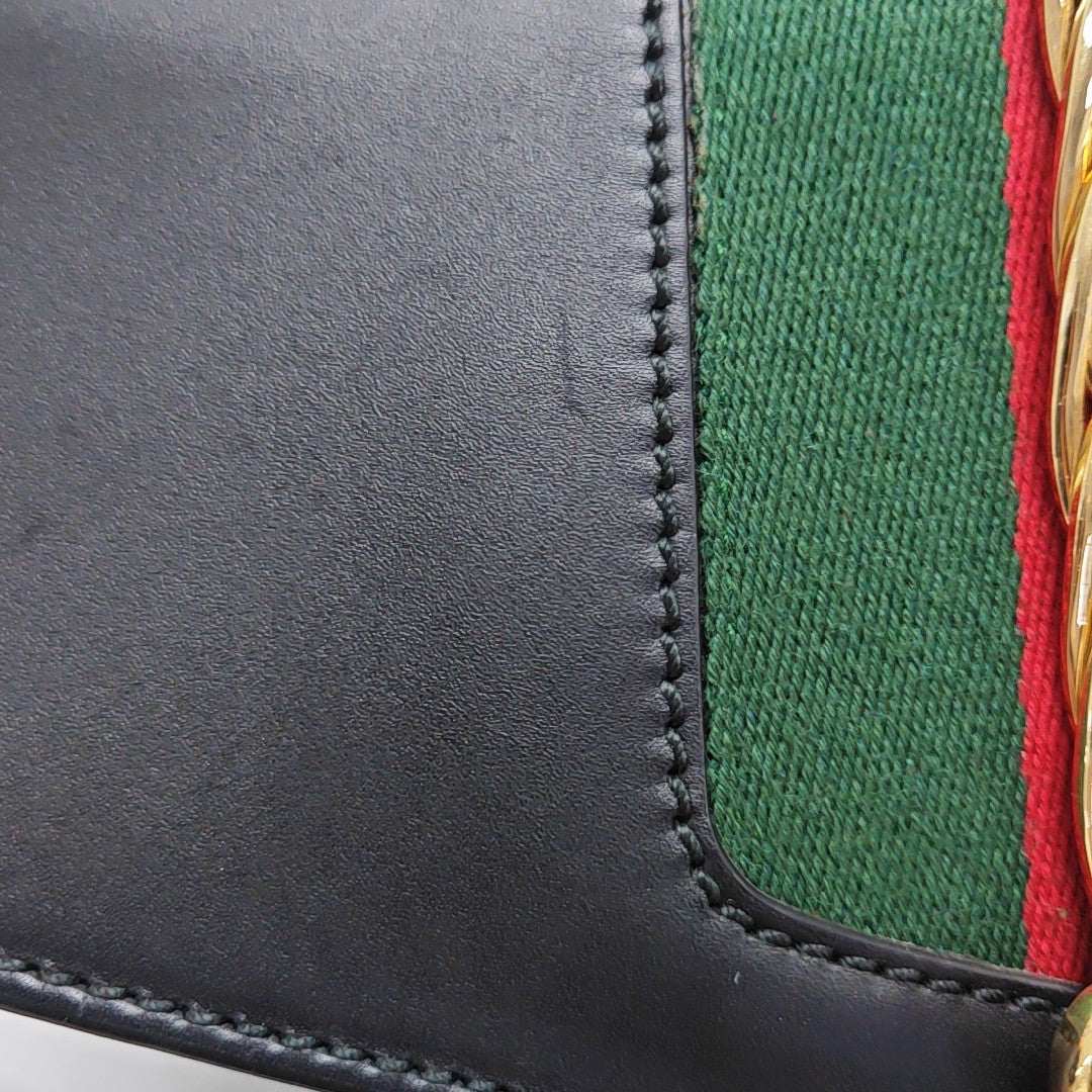 Sylvie Small Calfskin Black