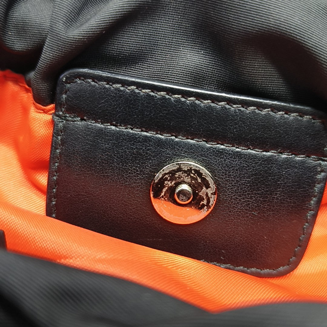 Nylon Shoulder Bag Black