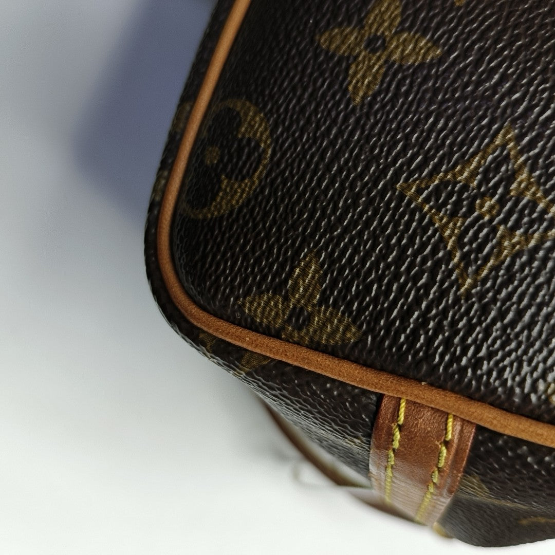 NÉONOÉ Nano Monogram Coated Canvas Brown