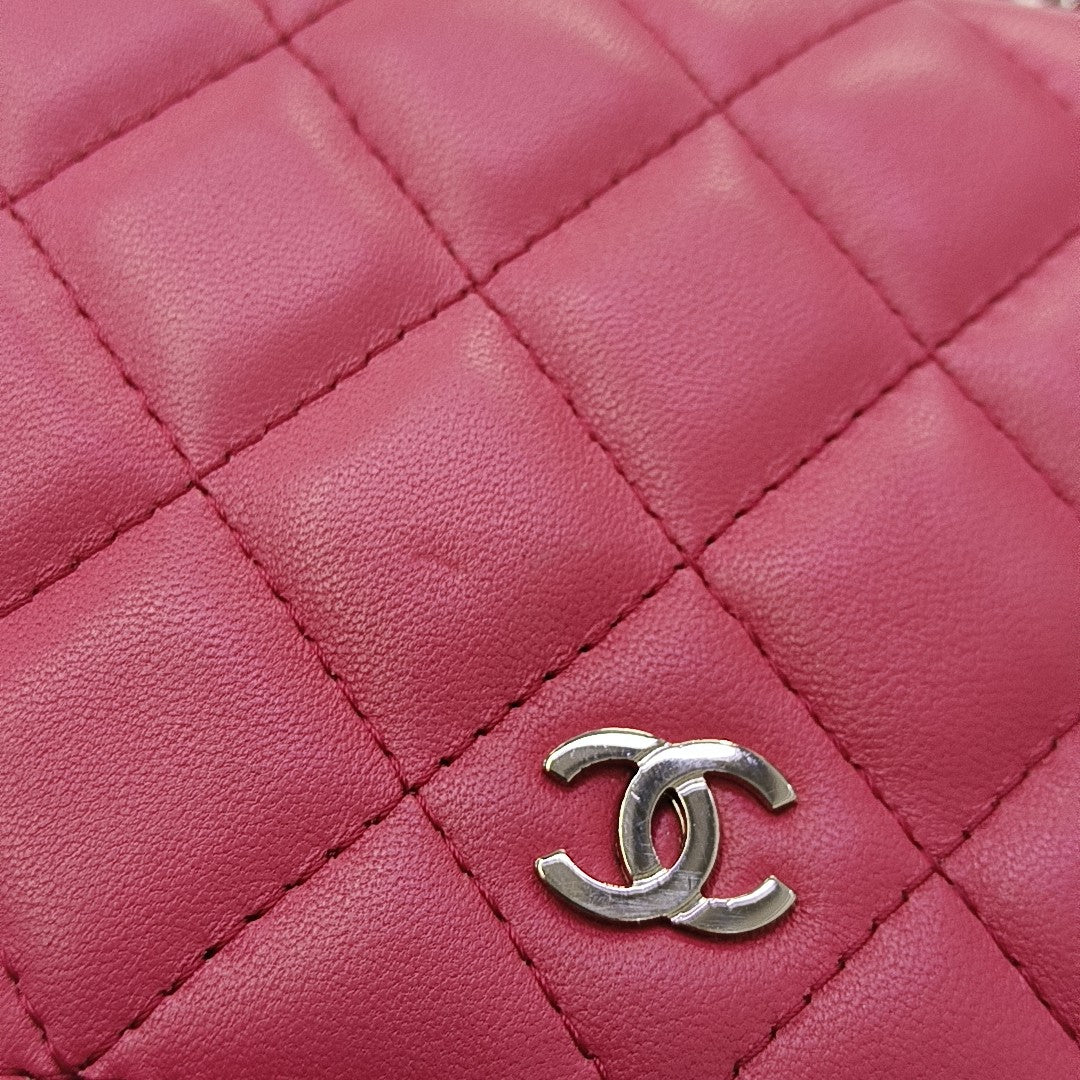 WOC Quilted Lambskin Pink