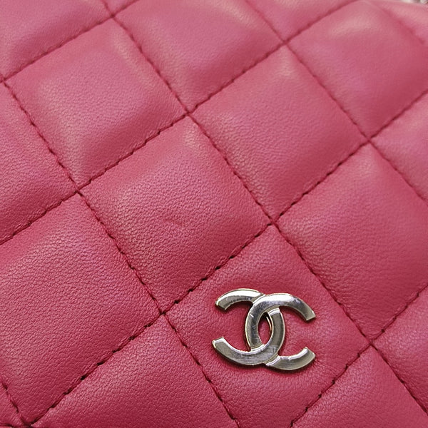 WOC Quilted Lambskin Pink