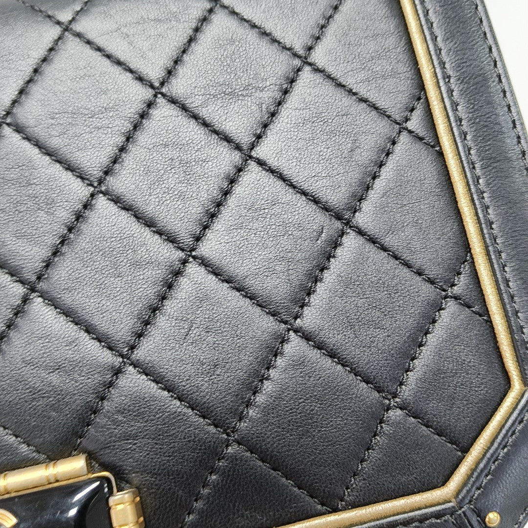 Quilted Lambskin Black
