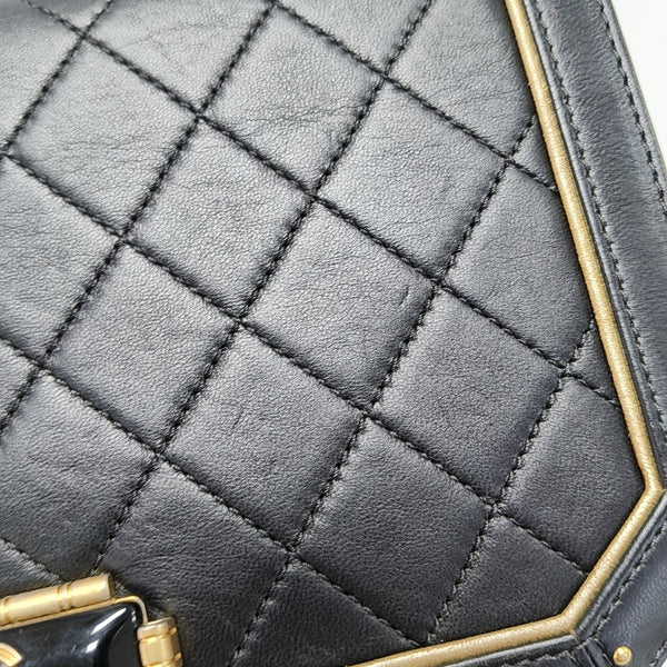 Quilted Lambskin Black
