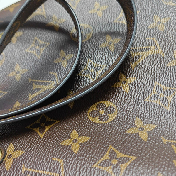 MONTAIGNE Monogram Coated Canvas Brown