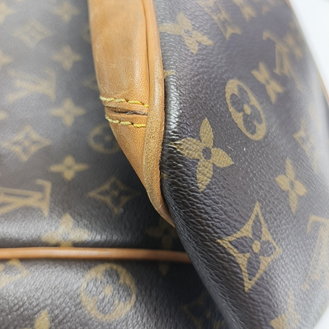 ESTRELA MM Monogram Coated Canvas Brown