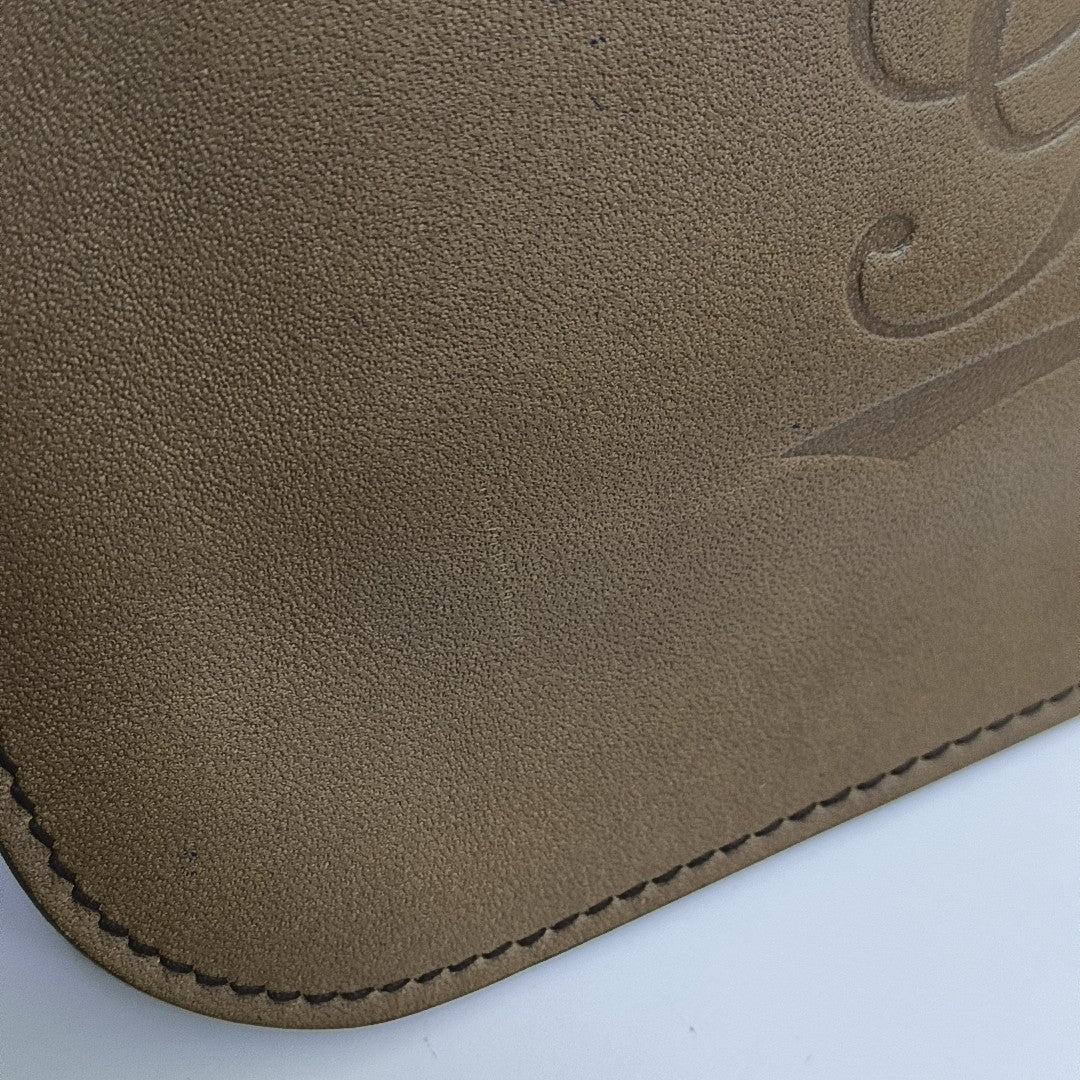 Monogram Canvas Tote Bag Brown