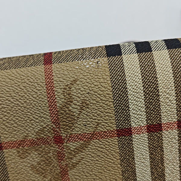 Coated Canvas Shoulder Bag Beige