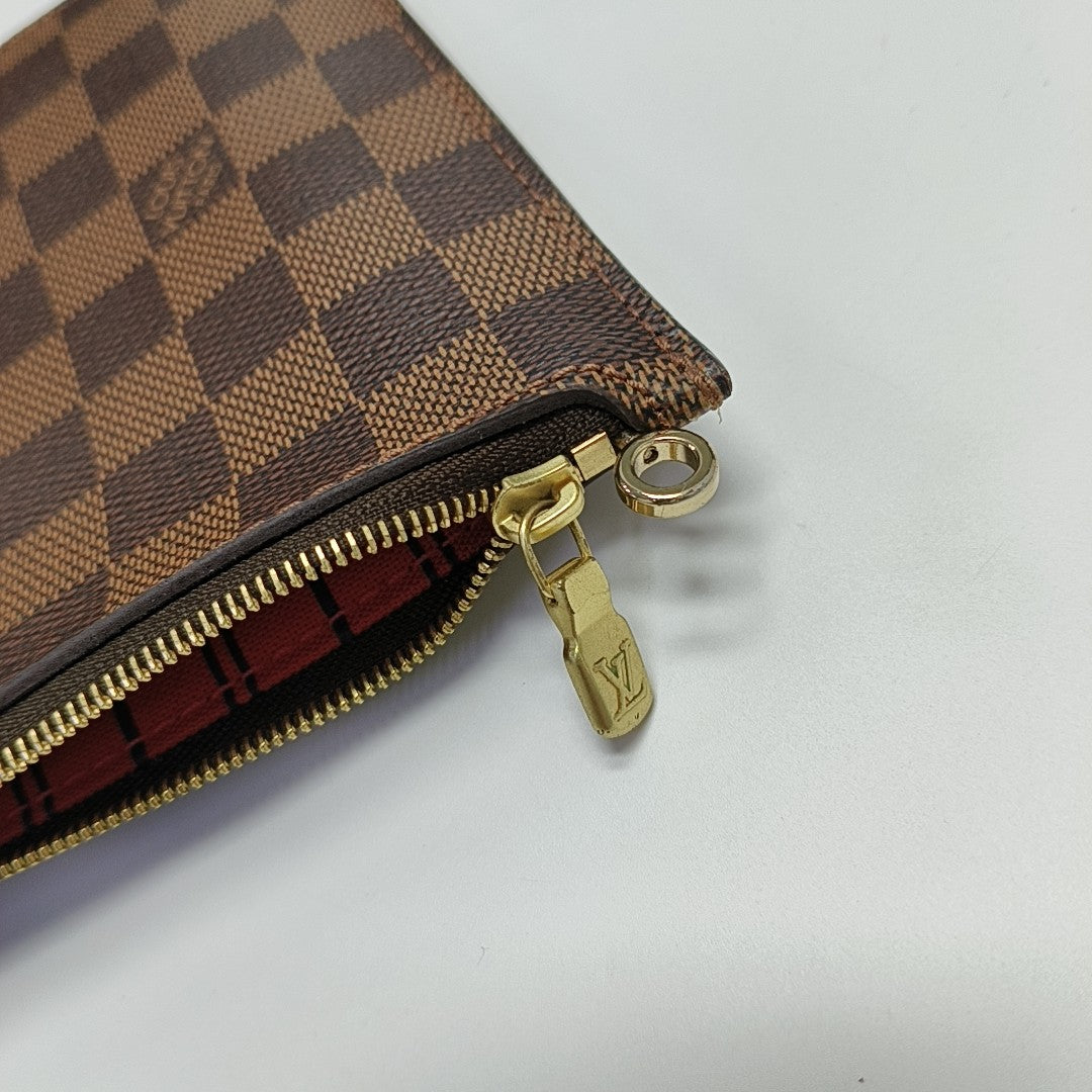 NEVERFULL MM Damier Ebene Coated Canvas Brown