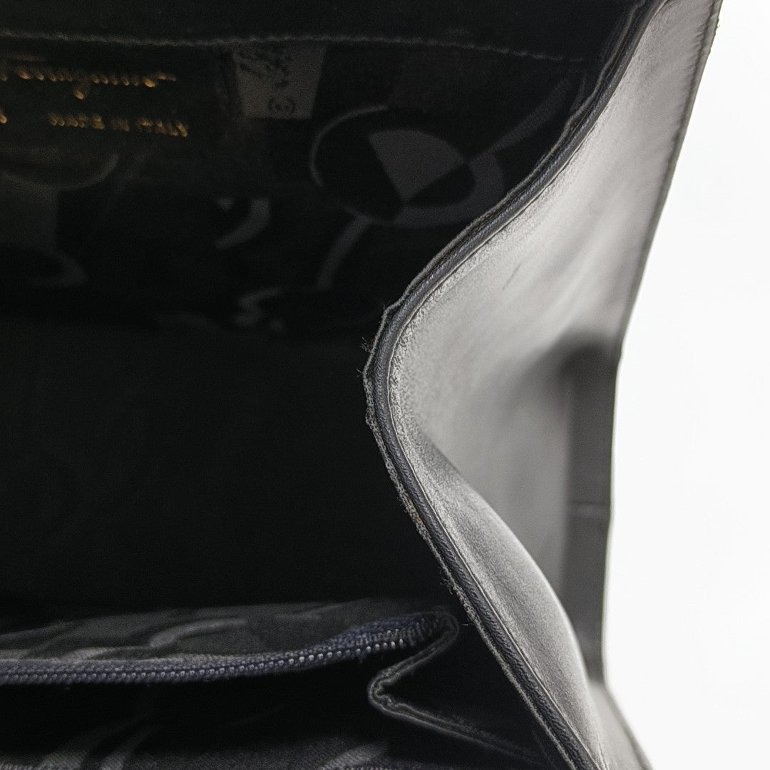 Calfskin Shoulder Bag Black