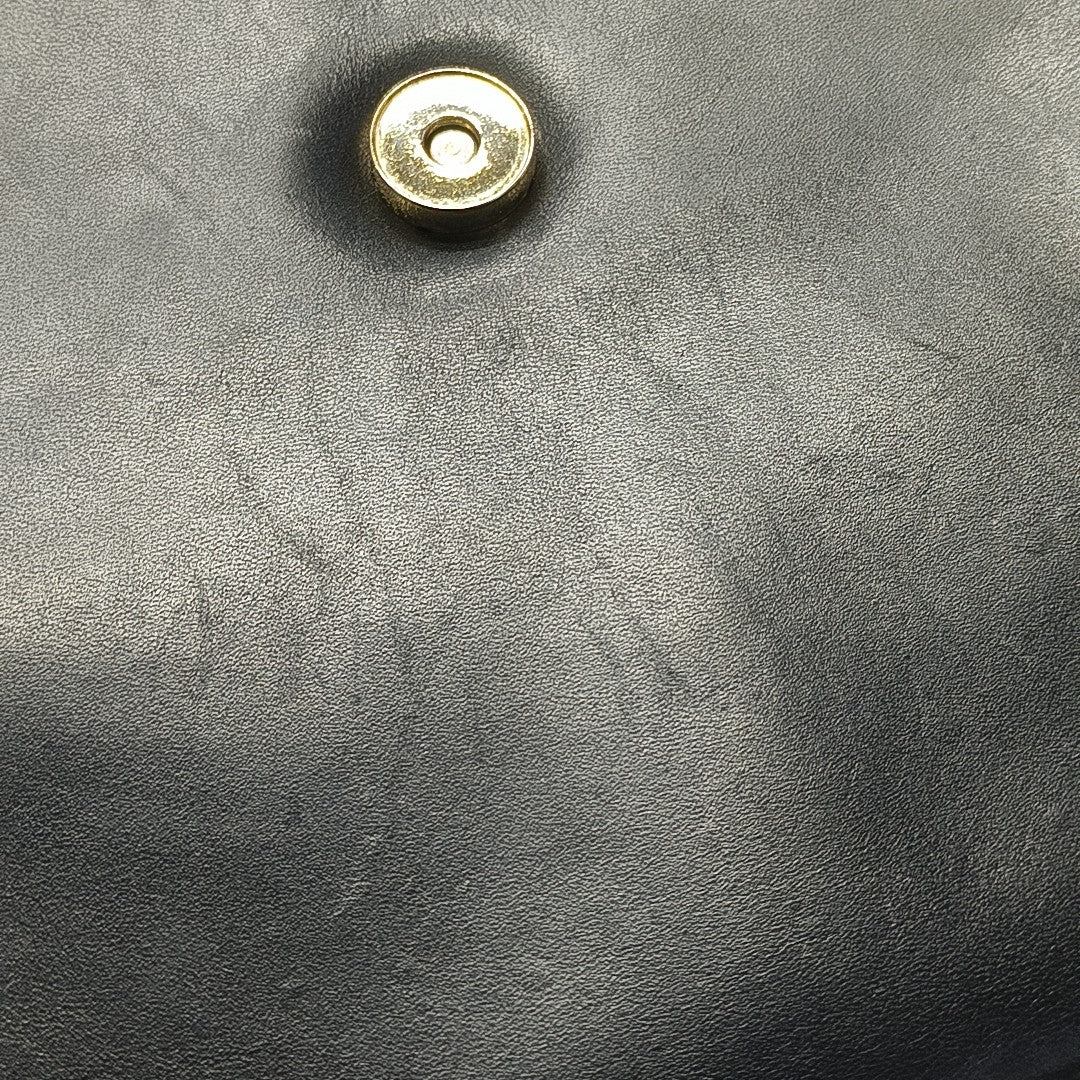 Calfskin Shoulder Bag Black