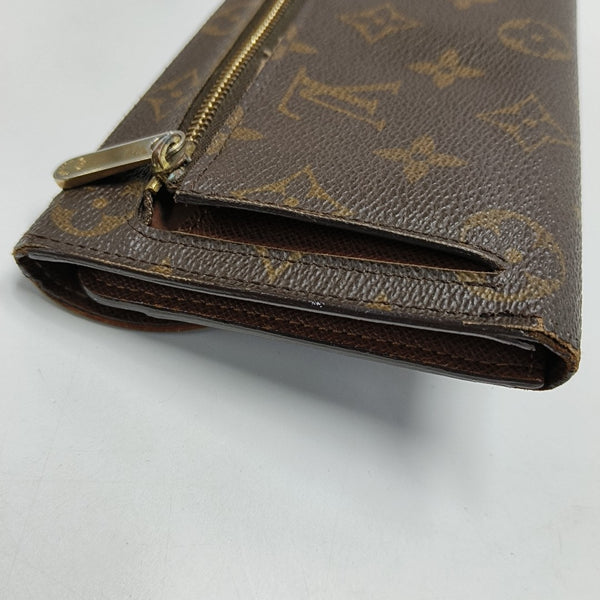 EUGENIE Monogram Coated Canvas Brown Wallet