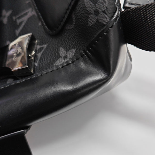 VOYAGER PM Monogram Coated Canvas Black
