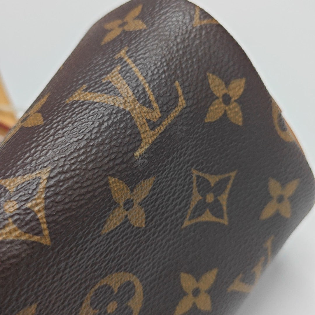SPEEDY Nano Monogram Coated Canvas Brown