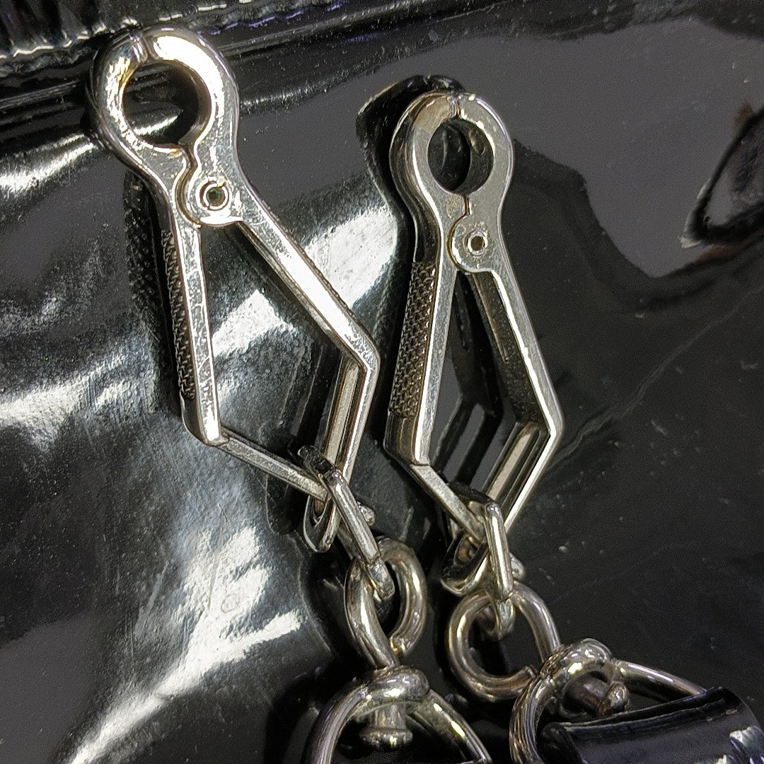 Bow Patent Leather Black