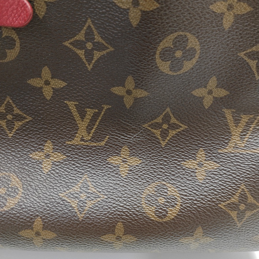POPINCOURT PM Monogram Coated Canvas Brown