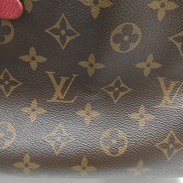 POPINCOURT PM Monogram Coated Canvas Brown
