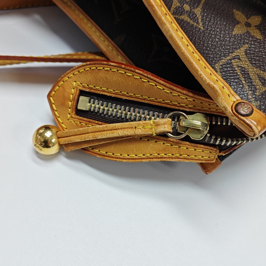POPINCOURT Monogram Coated Canvas Brown