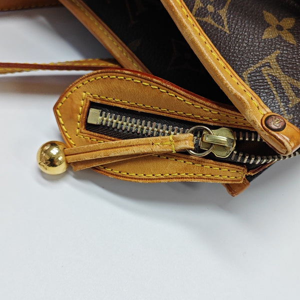 POPINCOURT Monogram Coated Canvas Brown