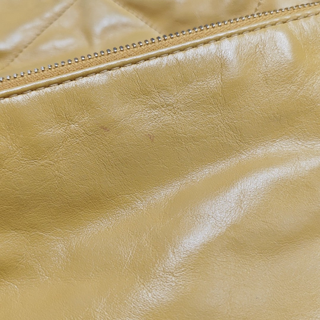 CHANEL 22 Small Quilted Calfskin Yellow