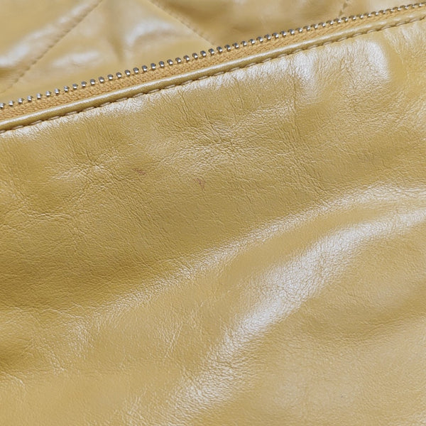 CHANEL 22 Small Quilted Calfskin Yellow