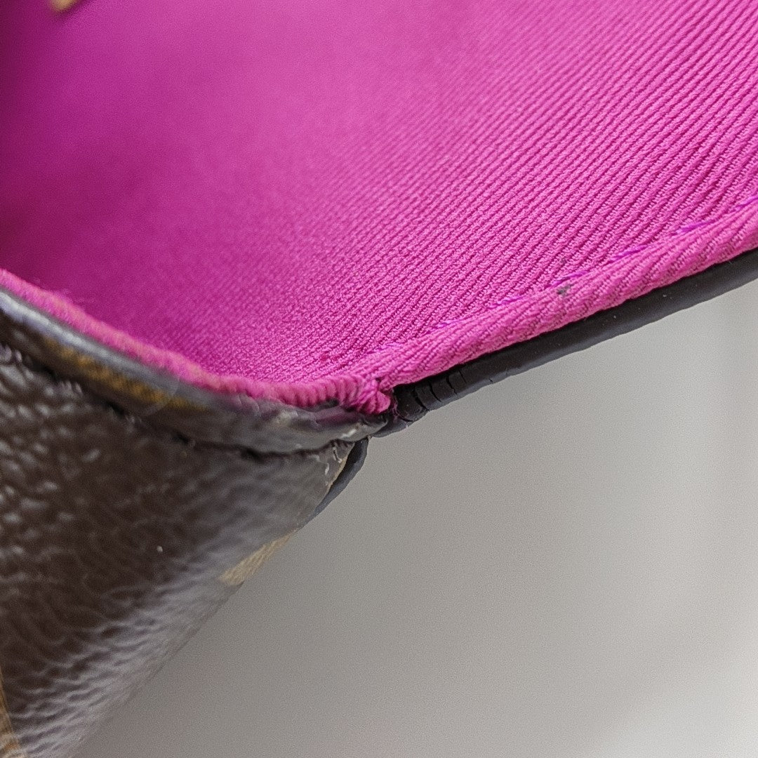 CLUNY PM Monogram Coated Canvas Brown